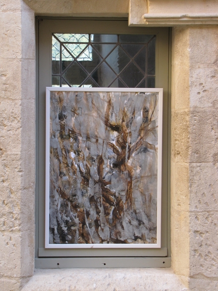 Abbaye Saint-Hilaire, monument historique class des XIIe et XIIIe sicles, premier btiment conventuel carme (XIIIe sicle) du Comtat Venaissin (1274-1791) - Mnerbes - Vaucluse - Pascale Rivray-Coupard - 2009