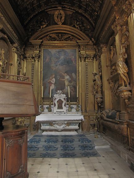 Chapelle de la Vierge mourante - collgiale Notre-Dame des Anges  l'Isle-sur-la-Sorgue - Vaucluse