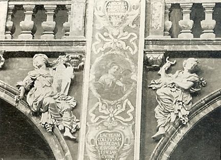 Figures de vertus - collgiale de Notre-Dame des Anges  l'Isle-sur-la-Sorgue - Vaucluse