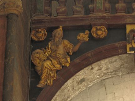 La Foi - statue allgorique de Jean Pru - collgiale Notre-Dame des Anges - L'Isle-sur-la-Sorgue - Vaucluse