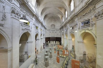 Nef de la chapelle du collge des Jsuites - actuel Muse Lapidaire - Avignon - Vaucluse