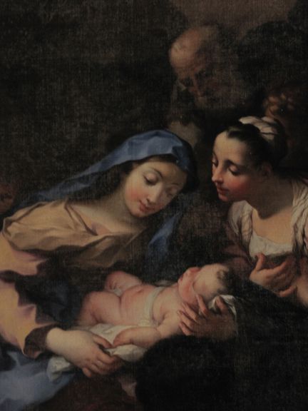 "Nativit du Christ" de Pierre Parrocel - Chapelle de la Chaire - collgiale Notre-Dame des Anges  l'Isle-sur-la-Sorgue - Vaucluse