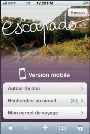 escapado sur votre mobile