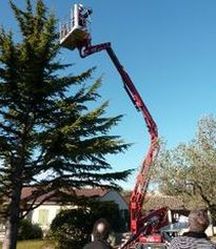 SARL VAUPRES JARDINS - Location nacelle lvatrice araigne  chenille