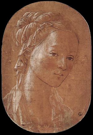 Tte de femme - Fra Filippo Lippi - Galerie des Offices - Florence