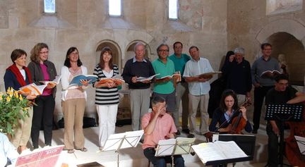 Concert de GAUDETE  l'abbaye Saint-Hilaire - rptition