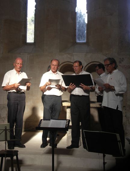 2012 09 02 - Stage d't de l'ensemble vocal GAUDETE  l'abbaye Saint-Hilaire - Vaucluse