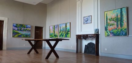 Frans van Veen - artiste peintre - Exposition de juin 2013 à Ménerbes - France