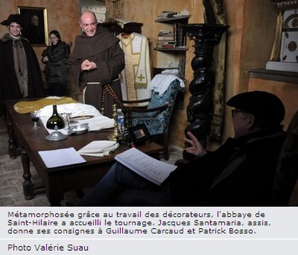 Abbaye de Sain-Hilaire - Bosso - Téléfilm Les trois Messes basses