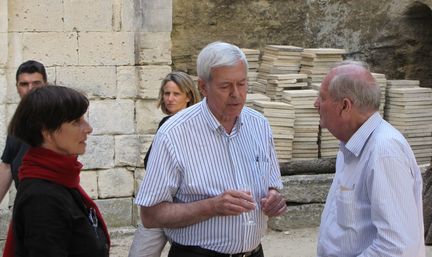 Anne Bride, Pierre Brun, Prsident de BVT et le comte Morand