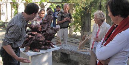 L'atelier de la contre courbe - abbaye Saint-Hilaire - Journe du Patrimoine 2009