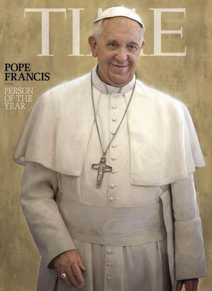 Le pape François a été élu personne de l'année par le magazine américain Time