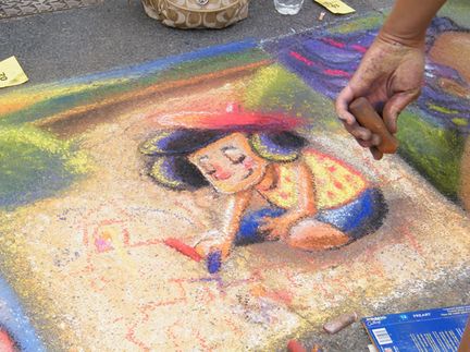 6ème Festival de Craie sur Trottoir de Lacoste - SCAD Lacoste