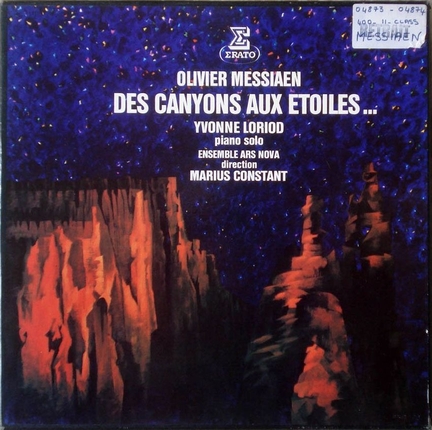 Des canyons aux toiles d'Olivier Messiaen, direction: Marius Constant - Erato STU 70974/975 - 1977