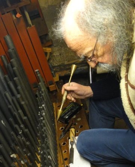 Restauration de l'orgue de la cathdrale Saint-Anne d'Apt par l’quipe de Pierre-Marc Saby, facteur d’orgues