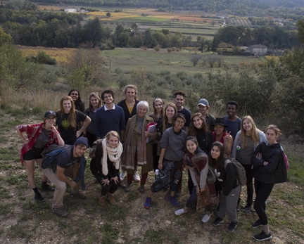 15.11.2016 Etudiants du SCAD de lacoste  l'abbaye