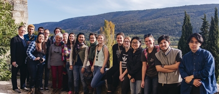 15.11.2016 Etudiants du SCAD de lacoste  l'abbaye