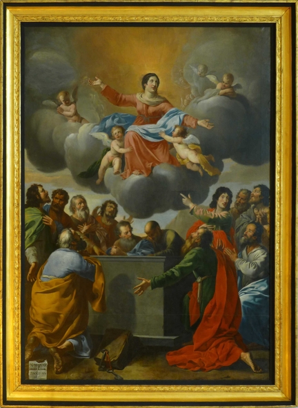 L'Assomption, Nicolas Mignard, Notre-Dame des Doms d'Avignon, visuel Julie Tugas DRAC PACA