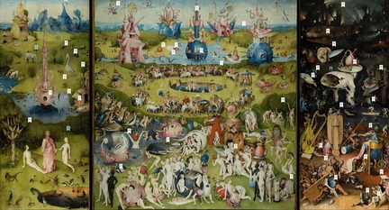 Jardin des dlices, Jrome Bosch, muse du Prado, Madrid - Espagne