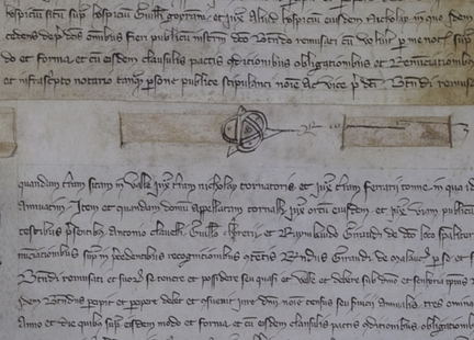 Reconnaissance des directes féodales possédées à Malaucène par Bertrand de Rémusat, 1328-1333, Archives municipales de Malaucène
