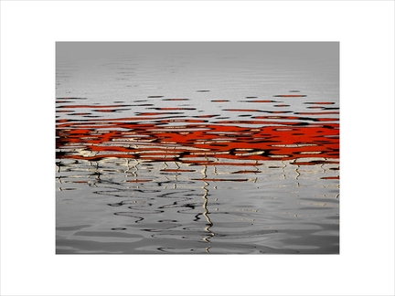 Reflets d'une passerelle (2017), photographie de Pierre Quertinmont, artiste numrique