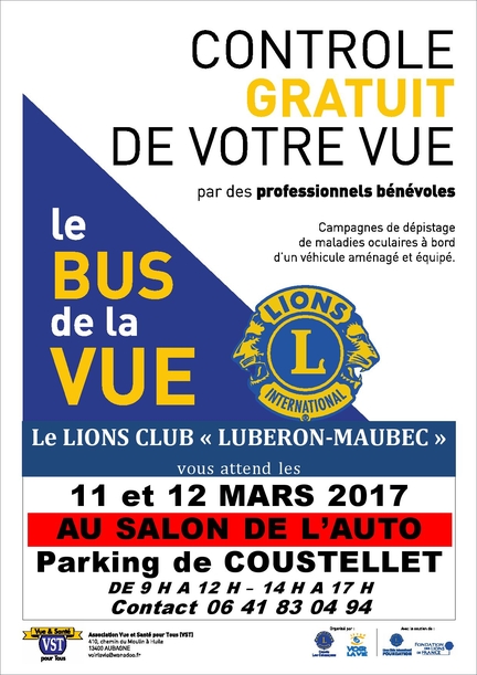 2017, Salon de l'auto du Luberon organis par le Lions Club Luberon Maubec