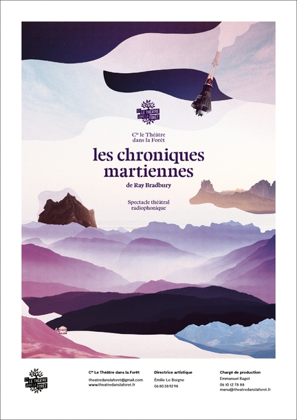 Les chroniques martiennes de Ray Bradbury Spectacle thtral radiophonique, affiche