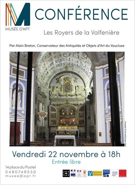 2019 11 22 - Muse d'Apt, confrence : Les Royers de La Valfenires