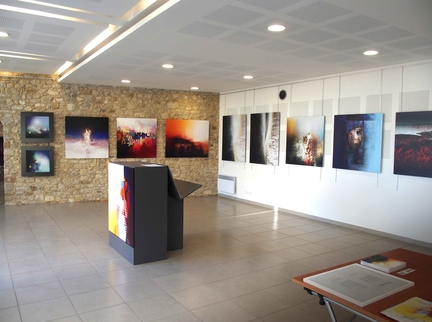 Exposition de Pierre Quertinmont  Gigondas (Vaucluse), du 12.09 au 17.09.2019