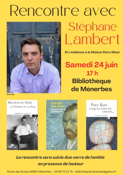 Vincent Van Gogh, L’ternel sous l’phmre - Stphane Lambert, ditions Arla, 2023