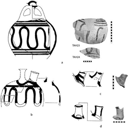 Croquis de jarres  trier du bronze tardif