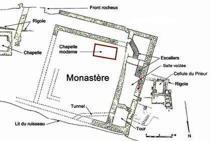 Lev des fouilles du monastre