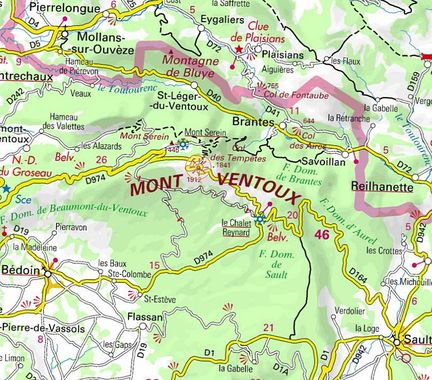 Accs au mont Ventoux