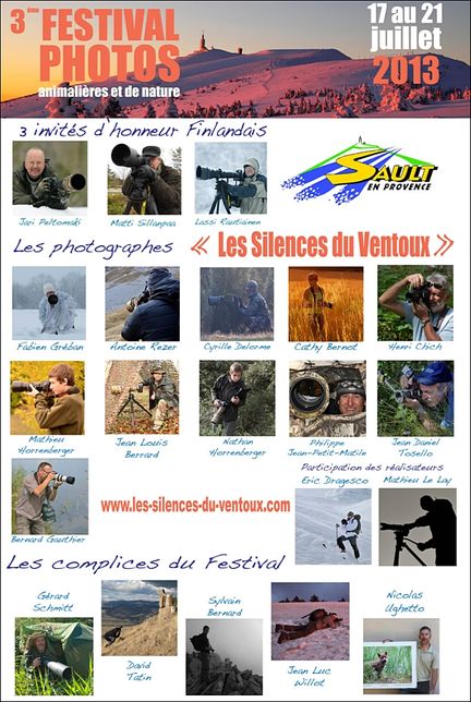 Les Silences du Ventoux - Festival de photos animalires et de nature