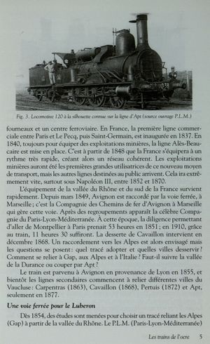 Les trains de l'ocre - La voie ferre d'Apt  Cavaillon - Archipal n 60 juin 2007