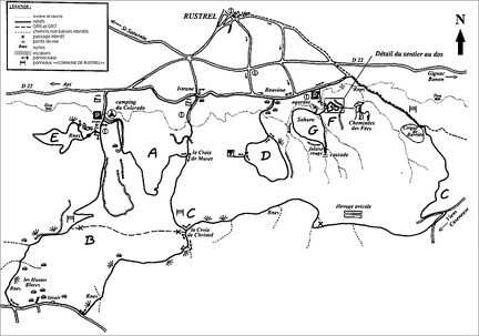 Les sentiers du Colorado - Mairie de Rustrel - 2000