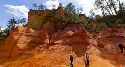 Panoramique 360 du Sentier des Ocres - Roussillon