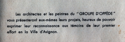 Exposition du Centre de Matrise d’Oppde au muse Calvet, Avignon, 17 mai 1941