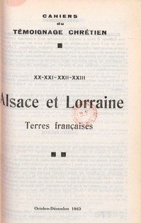 Cahier du Tmoignage chrtien - 1943/10 (n 20  23)