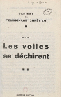 Cahier du Tmoignage chrtien - 1943 (n 15 et 16 2e d.)