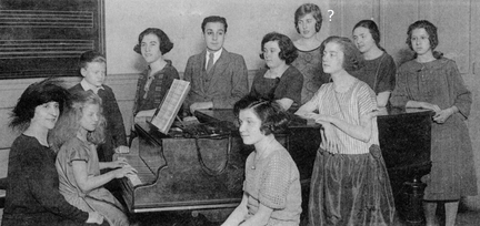 Conservatoire de Musique de Paris - Mme Alem Chn - Classe prparatoire de piano - 1924