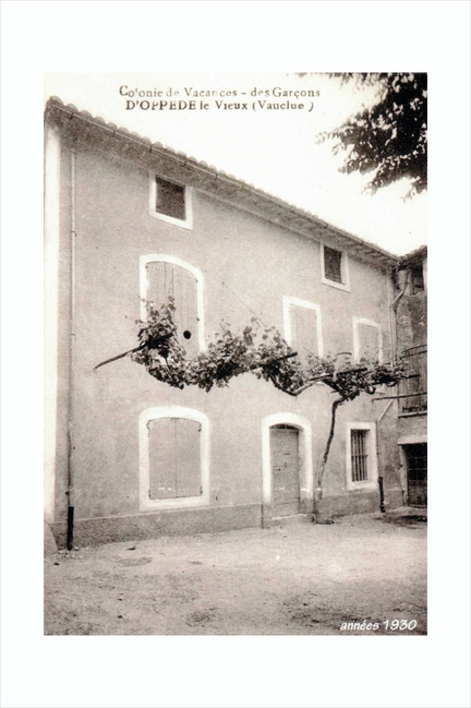 Btiment de la colonie de vacance de la Ville de Marseille  Oppde-le-Vieux, 1930