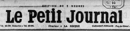 Le Petit Journal, n 28.485, 6 fvrier 1941
