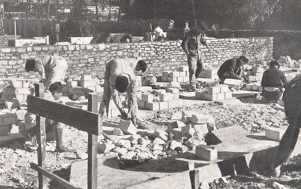 Chantier dans le Vaucluse - 1941