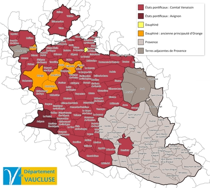 Dpartement de Vaucluse avant 1789