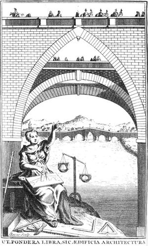 Trait des ponts - Tome I - Gautier, Architecte - Paris 1765