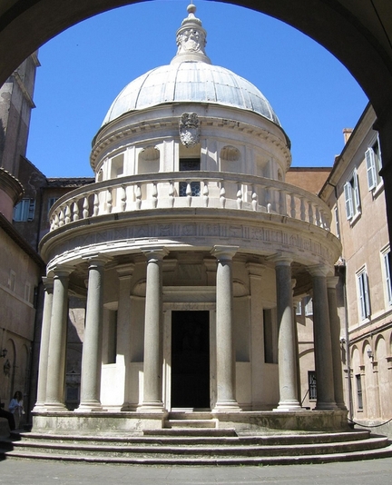 Le Tempietto, cour de l'glise San Pietro in Montorio (1502-1505), Rome - Italie