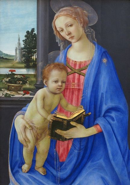 Vierge  l'Enfant (1475-1480), huile sur panneau bois, 80,8 x 57,5 cm, Gemldegalerie, Berlin - Allemagne