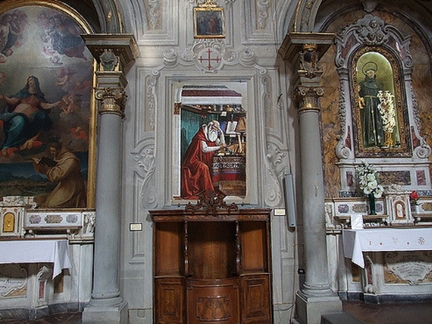 Saint Jrme (1480), fresque, glise Ognissanti, Florence - Italie