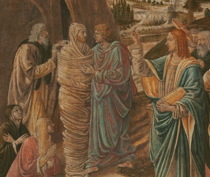 La rsurrection de Lazare (vers 1490), huile(?) sur toile, National Gallery of Art, Washington - USA